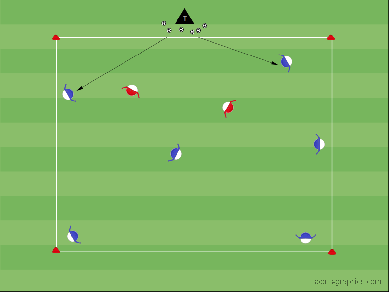 6 vs 2 mit 2 Bällen