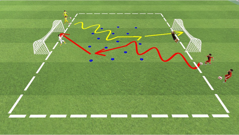 Hütchenwald-Dribbeln