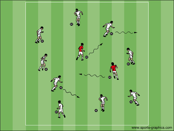 Fangspiel mit Ball